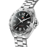 Tag Heuer Formula 1 Black Dial Silver Steel Strap Watch for Men - WAZ1112.BA0875 Buy Now By Tag Heuer