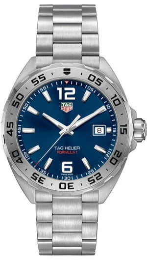 Tag Heuer Formula 1 Blue Dial Silver Steel Strap Watch for Men - WAZ1118.BA0875 Buy Now By Tag Heuer