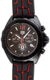 Tag Heuer Formula 1 Manchester United Limited Edition Black Dial Black & Red Rubber Strap Watch for Men - CAZ101J.FT8027 Buy Now By Tag Heuer