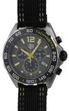 Tag Heuer Formula 1 Chronograph Grey Dial Black Nylon Strap Watch for Men - CAZ101AG.FC8304 Buy Now By Tag Heuer