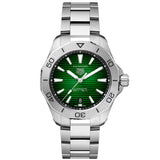 Tag Heuer Aquaracer Professional 200 Automatic Green Dial Silver Steel Strap Watch for Men - WBP2115.BA0627 Buy Now By Tag Heuer