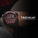 Tag Heuer Aquaracer Caliber 5 Black Dial Black Nylon Strap Watch for Men - WAY208A.FC6381 Buy Now By Tag Heuer