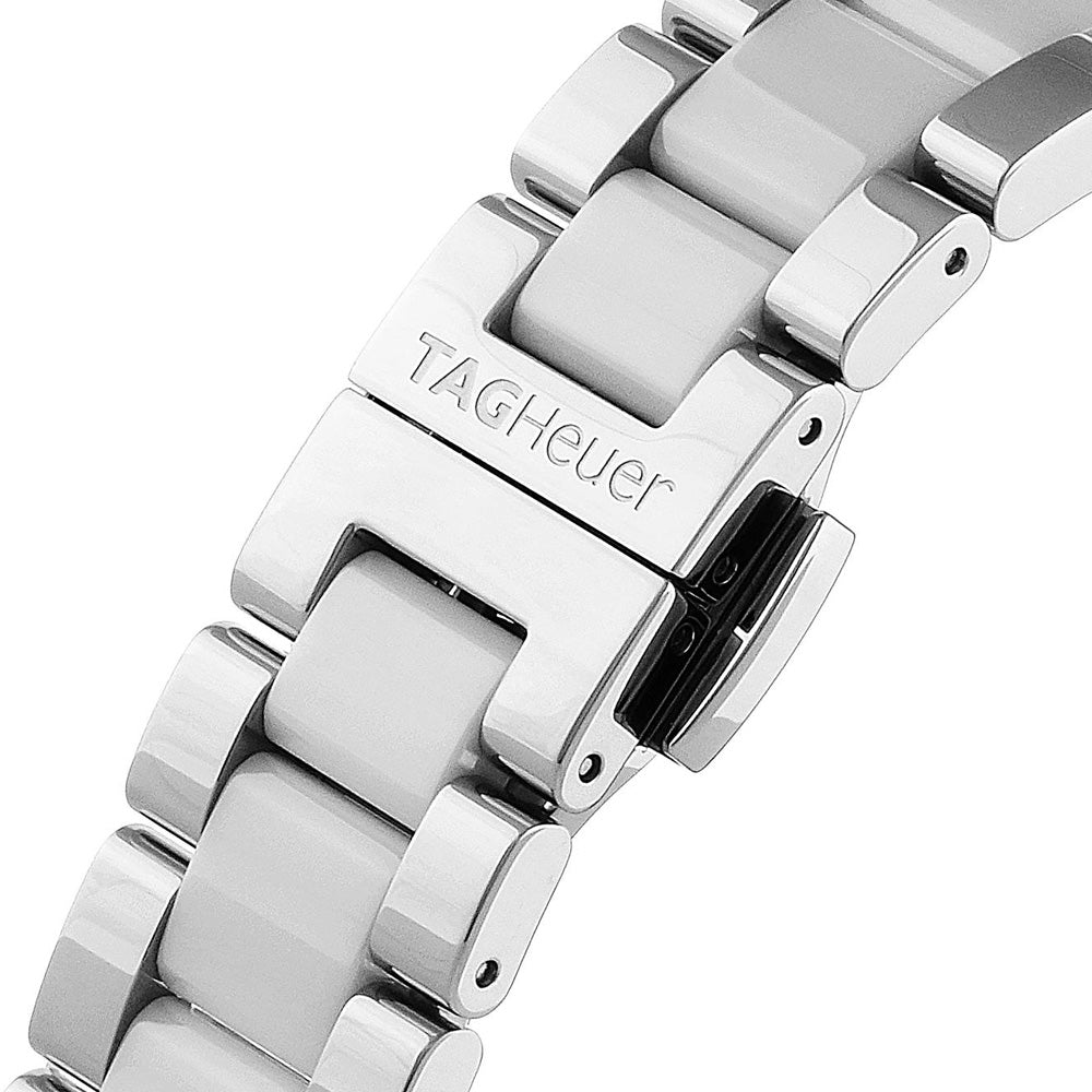 Tag Heuer Aquaracer Diamonds White Dial Two Tone Steel Strap Watch for Women - WAY131H.BA0914 Buy Now By Tag Heuer
