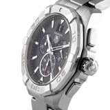 Tag Heuer Aquaracer Chronograph Black Dial Silver Steel Strap Watch for Men - CAY1110.BA0927 Buy Now By Tag Heuer