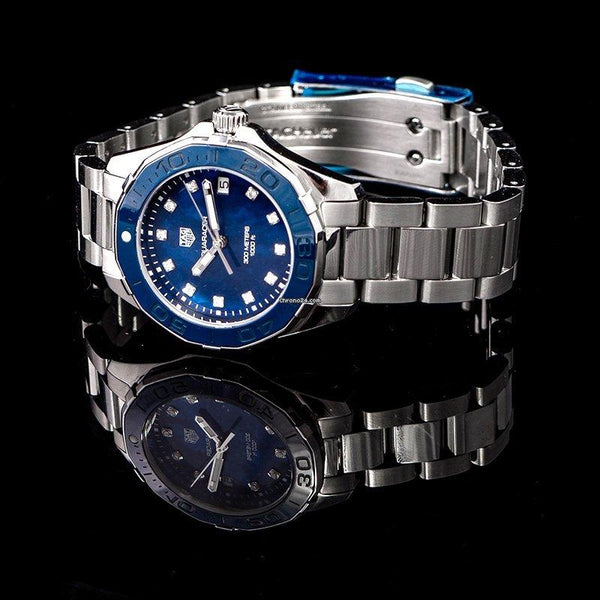Tag Heuer Aquaracer 35mm Quartz Blue Dial Silver Steel Strap Watch for Women - WSY131L.BA0748 Buy Now By Tag Heuer