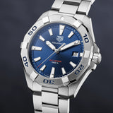 Tag Heuer Aquaracer Blue Dial Silver Steel Strap Watch for Men - WBD1112.BA0928 Buy Now By Tag Heuer