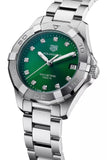 Tag Heuer Aquaracer Diamonds Emerald Green Dial Watch for Women - WBD1316.BA0740 Buy Now By Tag Heuer