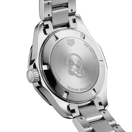 Tag Heuer Aquaracer Quartz Black Dial Silver Steel Strap Watch for Women - WAY131M.BA0748 Buy Now By Tag Heuer