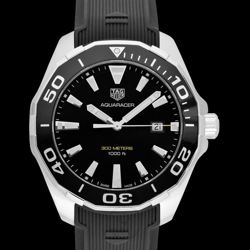Tag Heuer Aquaracer Black Dial Watch for Men - WAY101A.FT6141 Buy Now By Tag Heuer