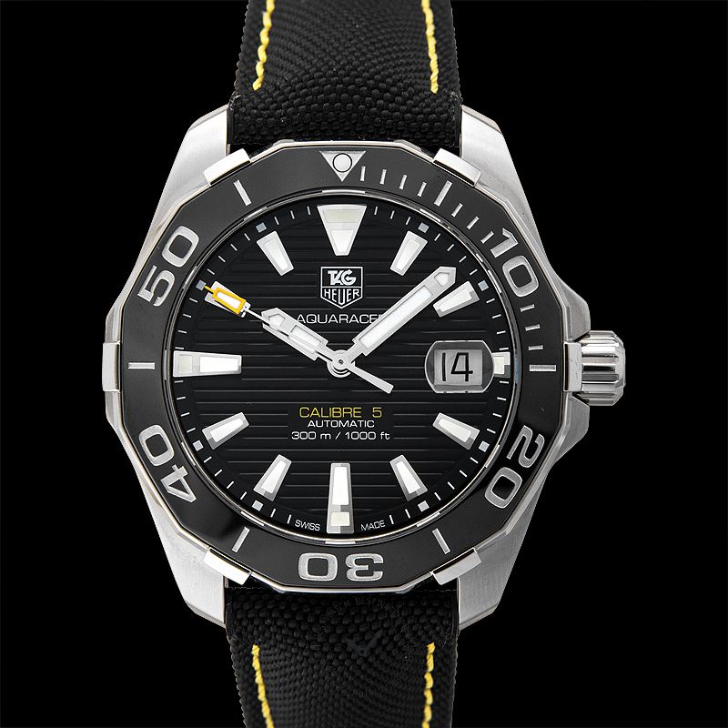 Tag Heuer Aquaracer Black Dial Watch for Men - WAY211A.FC6362 Buy Now By Tag Heuer