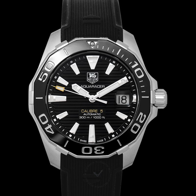 Tag Heuer Aquaracer Black Dial Watch for Men - WAY211A.FT6151 Buy Now By Tag Heuer