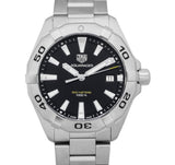 Tag Heuer Aquaracer Black Dial Silver Steel Strap Watch for Men - WBD1110.BA0928 Buy Now By Tag Heuer