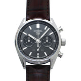 Tag Heuer Carrera Chronograph Grey Dial Brown Leather Strap Watch for Men - CBN2012.FC6483 Buy Now By Tag Heuer