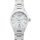Tag Heuer Carrera Mother of Pearl Dial Silver Steel Strap Watch for Women - WBN2410.BA0621 Buy Now By Tag Heuer