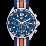 Tag Heuer Formula 1 Quartz Chronograph Blue Dial Two Tone NATO Strap Watch for Men - CAZ1010.FC8196 Buy Now By Tag Heuer