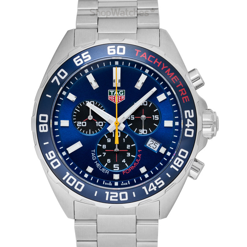Tag Heuer Formula 1 Aston Martin Red Bull Racing Blue Dial Silver Steel Strap Watch for Men - CAZ101AB.BA0842 Buy Now By Tag Heuer