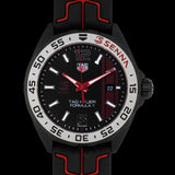 Tag Heuer Formula 1 Senna Special Edition Black Dial Two Tone Rubber Strap Watch for Men - WAZ1014.FT8027 Buy Now By Tag Heuer