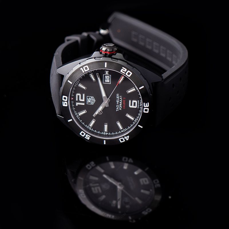 Tag Heuer Formula 1 Black Dial Strap Watch for Men - WAZ2115.FT8023