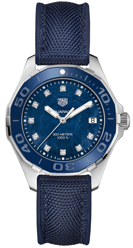 Tag Heuer Aquaracer Blue Mother of Pearl Dial Watch for Women - WAY131L.FT6091 Buy Now By Tag Heuer