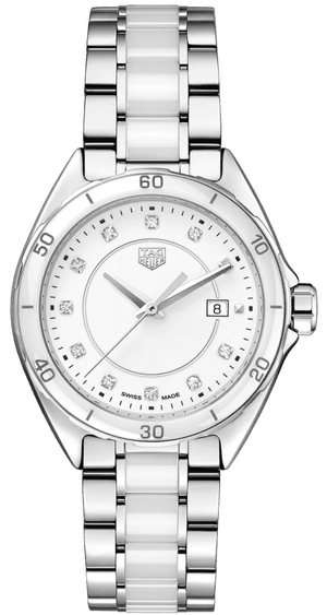 Tag Heuer Formula 1 Diamonds White Dial Two Tone Steel Strap Watch for Women - WBJ141AD.BA0974 Buy Now By Tag Heuer