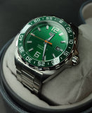 Tag Heuer Formula 1 Quartz Green Dial Silver Steel Strap Watch for Men - WAZ1017.BA0842 Buy Now By Tag Heuer