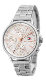 Tommy Hilfiger Carly White Dial Silver Stainless Steel Strap Watch for Women - 1781787 Buy Now By Tommy Hilfiger