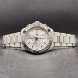 Tag Heuer Aquaracer Caliber 16 Automatic Chronograph White Dial Silver Steel Strap Watch for Men - CAY2111.BA0927 Buy Now By Tag Heuer