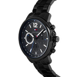 Tommy Hilfiger London Chronograph Black Dial Black Steel Strap Watch for Men - 1791529 Buy Now By Tommy Hilfiger