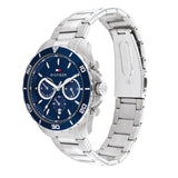 Tommy Hilfiger Jordan Chronograph Blue Dial Silver Steel Strap Watch For Men - 1792094 Buy Now By Tommy Hilfiger