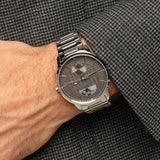 Tommy Hilfiger Hunter Grey Dial Silver Steel Strap Watch for Men - 1791608 Buy Now By Tommy Hilfiger