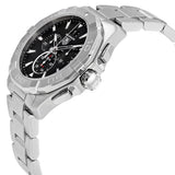 Tag Heuer Aquaracer Chronograph Black Dial Silver Steel Strap Watch for Men - CAY1110.BA0927 Buy Now By Tag Heuer
