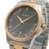 Gucci G Timeless Grey Dial Two Tone Steel Strap Watch For Men - YA126446 Buy Now By Gucci