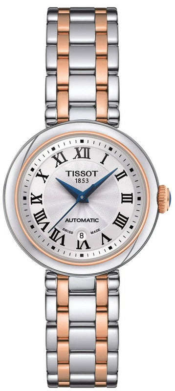 Tissot Bellissima Automatic Silver Dial Two Tone Steel Strap Watch For Women - T126.207.22.013.00 Buy Now By Tissot