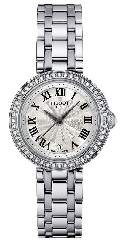 Tissot Bellissima Small Lady Diamonds Silver Dial Silver Steel Strap Watch For Women - T126.010.61.113.00 Buy Now By Tissot