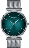 Tissot Everytime Gent Green Dial Silver Mesh Bracelet Watch for Men - T143.410.11.091.00 Buy Now By Tissot