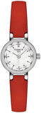 Tissot Lovely Round Mother of Pearl Dial Red Leather Strap Watch for Women - T140.009.16.111.00 Buy Now By Tissot