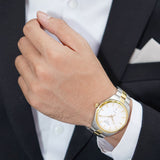 Tissot T Classic PR 100 White Dial Two Tone Steel Strap Watch for Men - T101.410.22.031.00 Buy Now By Tissot