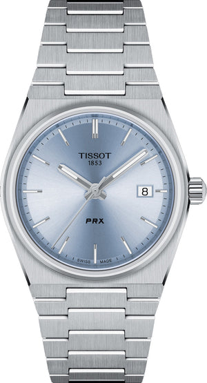 Tissot PRX Light Blue Dial Silver Steel Strap Watch For Women - T137.210.11.351.00 Buy Now By Tissot