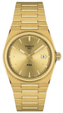 Tissot PRX Gold Dial Gold Steel Strap Watch for Men - T137.210.33.021.00
