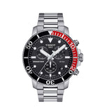 Tissot Seastar 1000 Chronograph Black Dial Silver Steel Strap Watch For Men - T120.417.11.051.01 Buy Now By Tissot