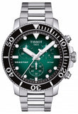 Tissot Seastar 1000 Chronograph Green Dial Silver Steel Strap Watch For Men - T120.417.11.091.01 Buy Now By Tissot
