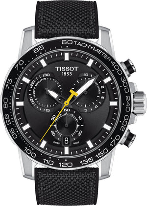 Tissot Supersport Chrono Black Dial Black Nylon Strap Watch for Men - T125.617.17.051.02 Buy Now By Tissot