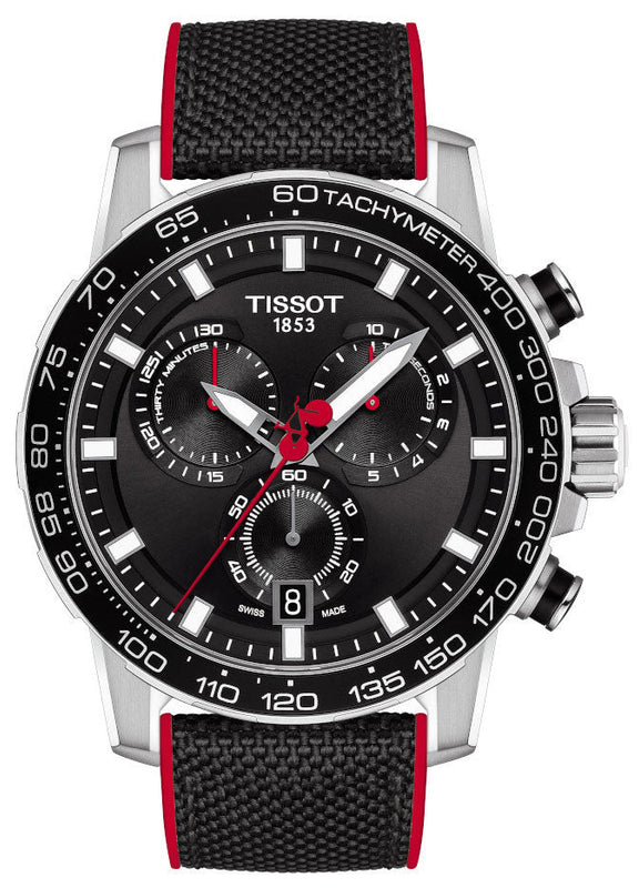 Tissot Supersport Vuelta Special Edition Chrono Black Dial Black Nylon Strap Watch for Men - T125.617.17.051.01 Buy Now By Tissot