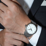 Tissot Carson Powermatic 80 Silver Dial Silver Steel Strap Watch For Men - T085.407.11.011.00 Buy Now By Tissot