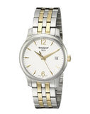 Tissot T Classic Tradition White Dial Two Tone Mesh Bracelet Watch for Women - T063.210.22.037.00 Buy Now By Tissot