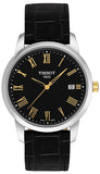 Tissot T Classic Dream Black Dial Black Leather Strap Watch for Men - T033.410.26.053.01 Buy Now By Tissot