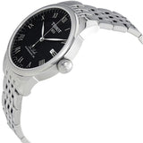 Tissot Le Locle Powermatic 80 Black Dial Silver Steel Strap Watch For Men - T006.407.11.053.00 Buy Now By Tissot