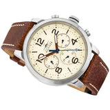 Tommy Hilfiger Jake Multifunction White Dial Brown Leather Strap Watch for Men - 1791230 Buy Now By Tommy Hilfiger
