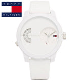 Tommy Hilfiger Denim White Dial White Rubber Strap Watch for Men - 1791558 Buy Now By Tommy Hilfiger