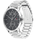 Tommy Hilfiger Hunter Grey Dial Silver Steel Strap Watch for Men - 1791608 Buy Now By Tommy Hilfiger